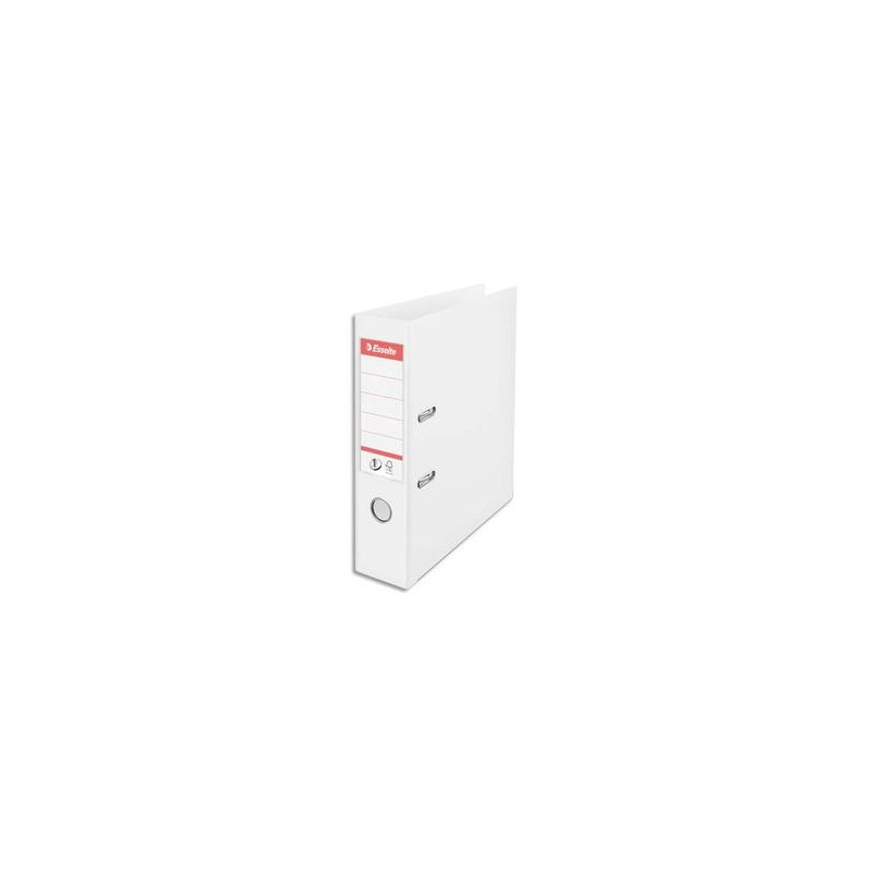 ESSELTE Classeur à levier N°1 POWER en polypropylène, dos 75mm, coloris blanc ESSELTE Classeur à levier N°1 POWER en polypropylène, dos 75mm, coloris blanc