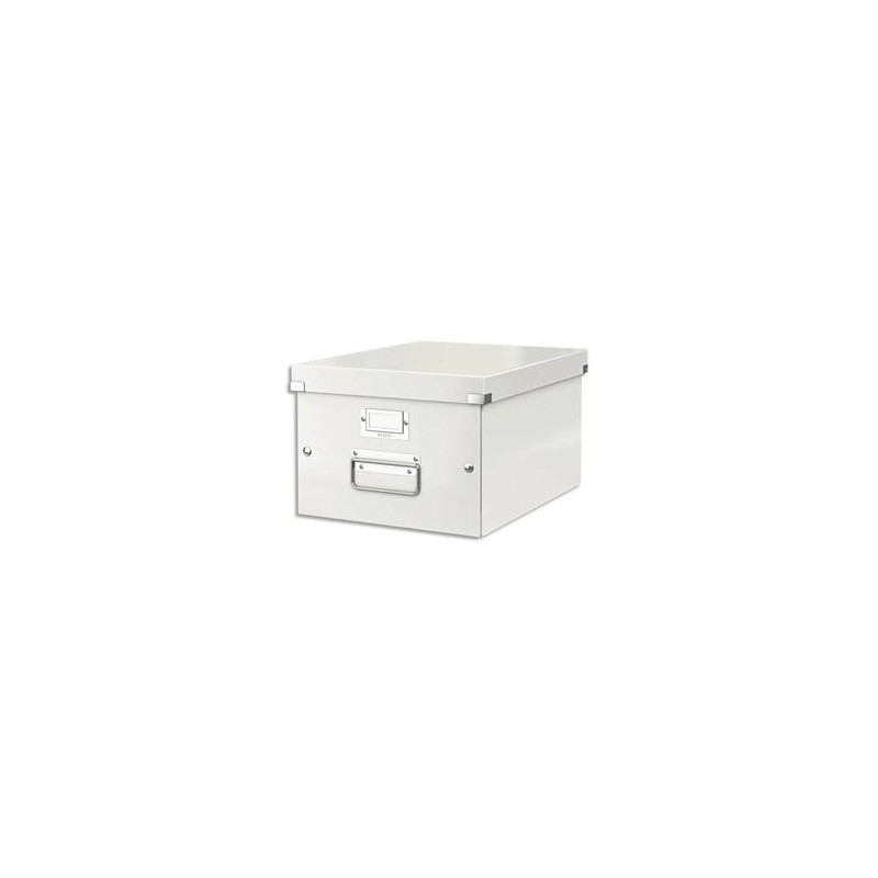 LEITZ Boîte CLICK&STORE M-Box. Format A4 - Dimensions : L281xH200xP369mm. Coloris blanc. LEITZ Boîte CLICK&STORE M-Box. Format A4 - Dimensions : L281xH200xP369mm. Coloris blanc.