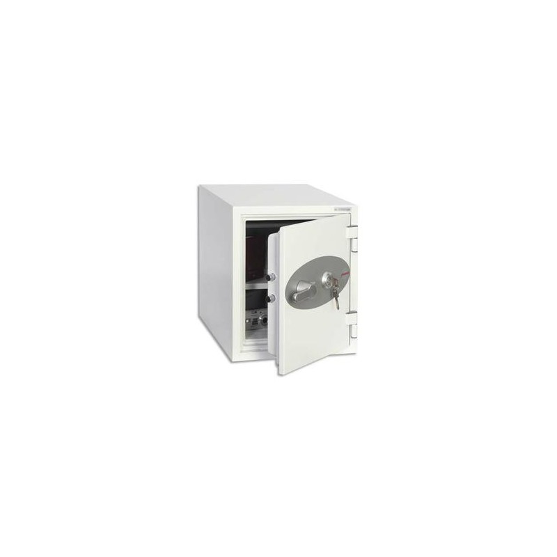 PHOENIX Coffre-fort ignifuge 1hr acier serrure à clé Titan 25 litres - L35,2 x H42 x P43,3 cm gris PHOENIX Coffre-fort ignifuge 1hr acier serrure à clé Titan 25 litres - L35,2 x H42 x P43,3 cm gris