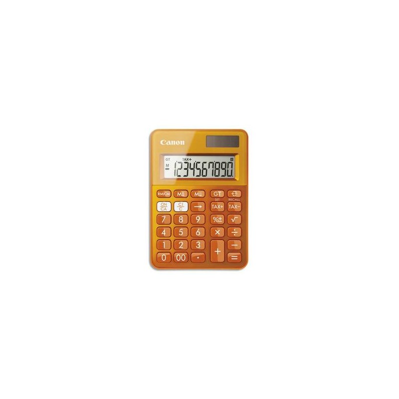 CANON Calculatrice de poche LS-100K MOR Orange 0289C004 CANON Calculatrice de poche LS-100K MOR Orange 0289C004
