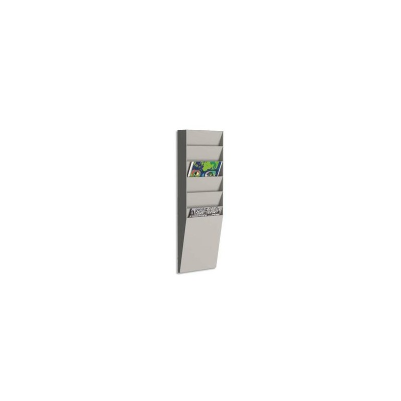 PAPERFLOW trieur vertical 6 cases A4, coloris gris - Dimensions L23,6 x H71,2 x P8,3 cm PAPERFLOW trieur vertical 6 cases A4, coloris gris - Dimensions L23,6 x H71,2 x P8,3 cm