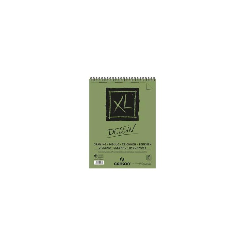 CANSON Bloc de 50 feuilles de papier dessin XL DESSIN 10 160g A4 CANSON Bloc de 50 feuilles de papier dessin XL DESSIN 10 160g A4