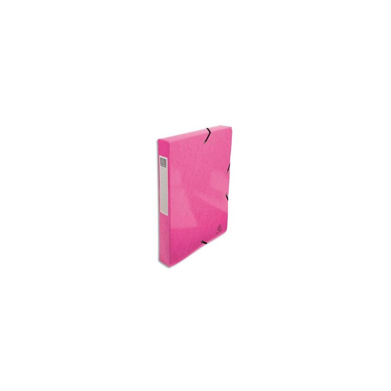 EXACOMPTA Boîte de classement IDERAMA en carte pelliculée 7/10e, 600g. Dos 4 cm. Coloris rose EXACOMPTA Boîte de classement IDERAMA en carte pelliculée 7/10e, 600g. Dos 4 cm. Coloris rose