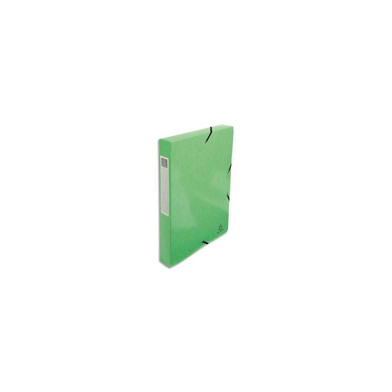 EXACOMPTA Boîte de classement IDERAMA en carte pelliculée 7/10e, 600g. Dos 4 cm. Coloris vert EXACOMPTA Boîte de classement IDERAMA en carte pelliculée 7/10e, 600g. Dos 4 cm. Coloris vert