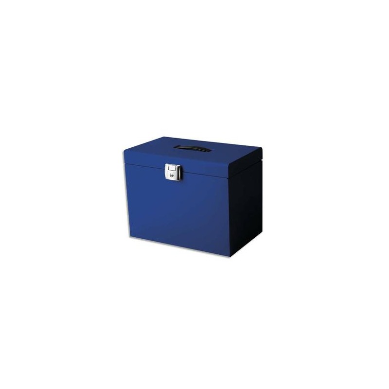 PIERRE HENRY Valise de classement en métal. Livrée avec 5 dossiers. Dim: 36,5x28x22 cm. Coloris bleu PIERRE HENRY Valise de classement en métal. Livrée avec 5 dossiers. Dim: 36,5x28x22 cm. Coloris bleu