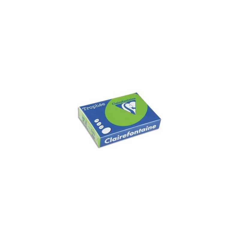 CLAIREFONTAINE Ramette de 250 feuilles papier couleur TROPHEE 160 grammes format A4 canari 2636 CLAIREFONTAINE Ramette de 250 feuilles papier couleur TROPHEE 160 grammes format A4 canari 2636