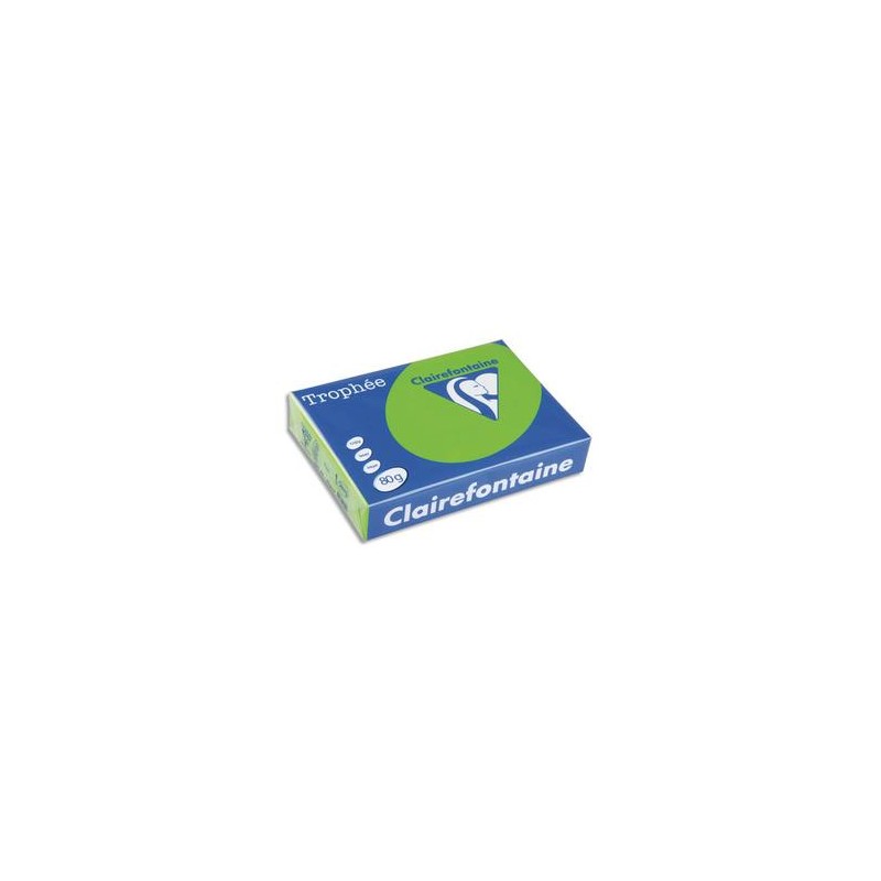 CLAIREFONTAINE Ramette de 500 feuilles papier couleur TROPHEE 80 grammes format A3 rouge cardinal 1883 CLAIREFONTAINE Ramette de 500 feuilles papier couleur TROPHEE 80 grammes format A3 rouge cardinal 1883