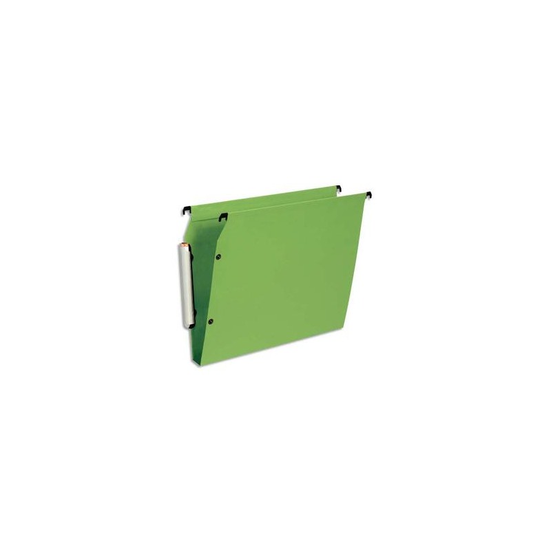 ESSELTE Paquet de 10 dossiers suspendus LMG ARMOIRE en polypro opaque. Fond 30, bouton-pression. Vert ESSELTE Paquet de 10 dossiers suspendus LMG ARMOIRE en polypro opaque. Fond 30, bouton-pression. Vert