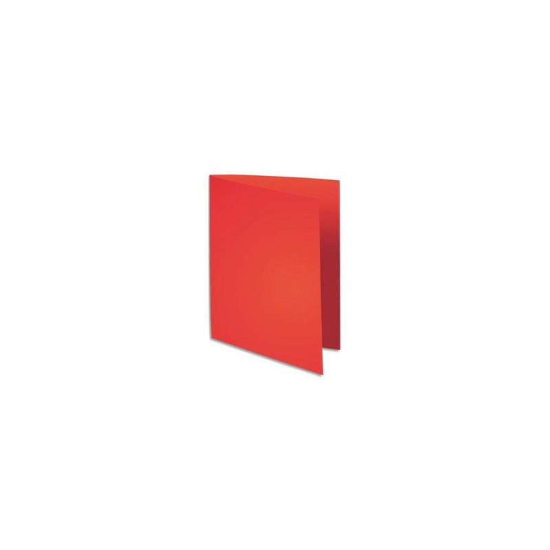 EXACOMPTA Paquet de 100 chemises Flash 220 teintes vives rouge, format 320x240mm EXACOMPTA Paquet de 100 chemises Flash 220 teintes vives rouge, format 320x240mm
