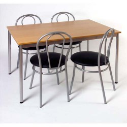 STB TABLE CAFET RECT HETRE ALU TCREC