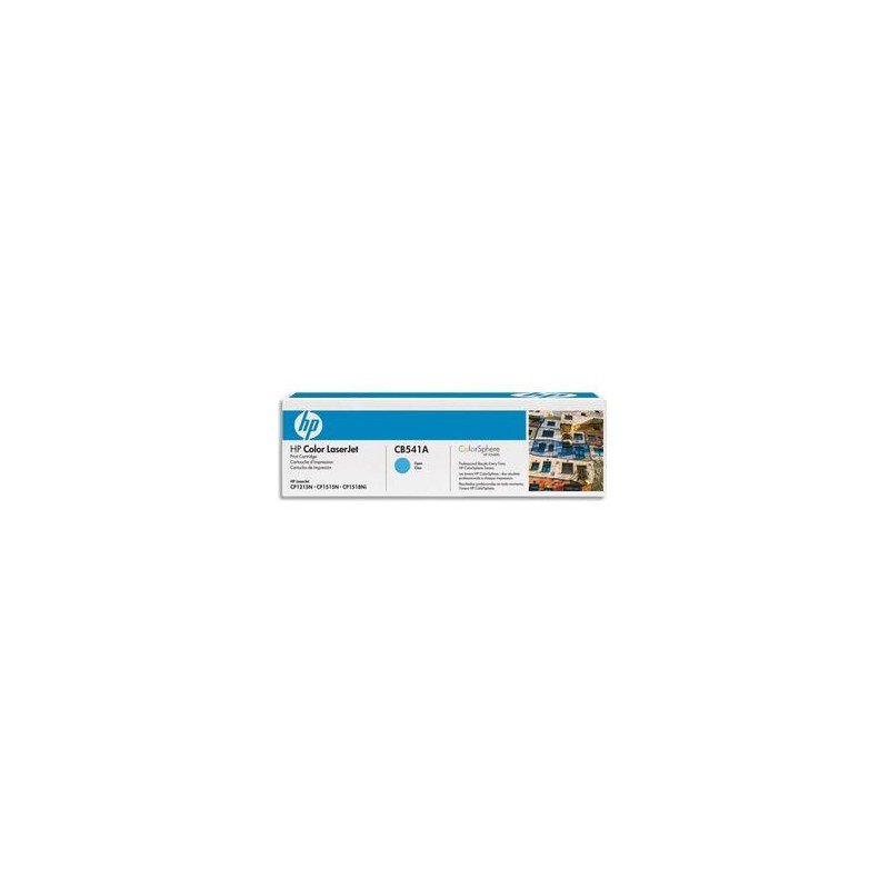 HP Cartouche laser cyan pour CP1515 [CB541A]