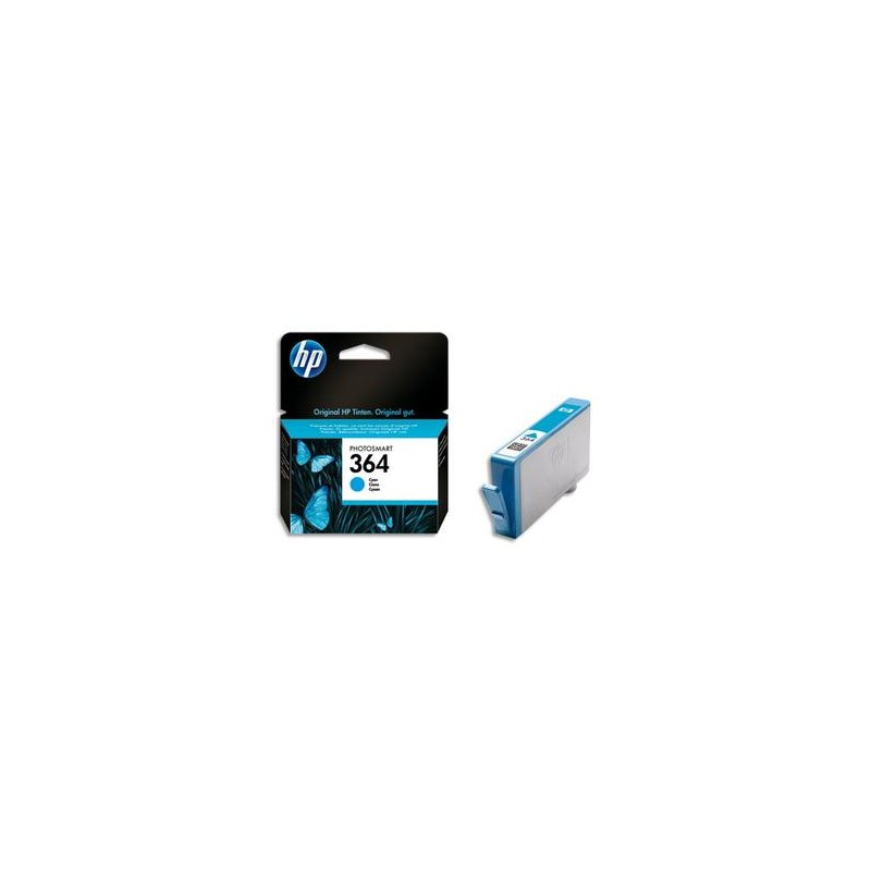 HP Cartouche jet d'encre cyan N°364 CB318EE HP Cartouche jet d'encre cyan N°364 CB318EE