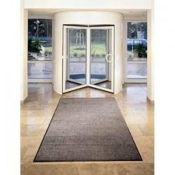 FLOORTEX Tapis d'accueil Advantage gris en polypropylène 120 x 300 cm épaisseur 10 mm en rouleau