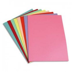 5 ETOILES Paquet de 50 sous-chemises papier recyclé 60 grammes coloris assortis