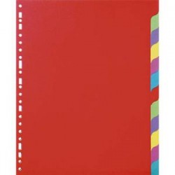 5 ETOILES Jeu d'intercalaires 12 positions en carte lustrée supérieure 220g, 3/10e. Format A4.