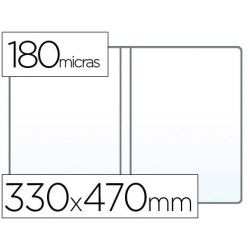 Etui pvc q-connect 470x330mm 1 8/100e contour soudé transparent protection double