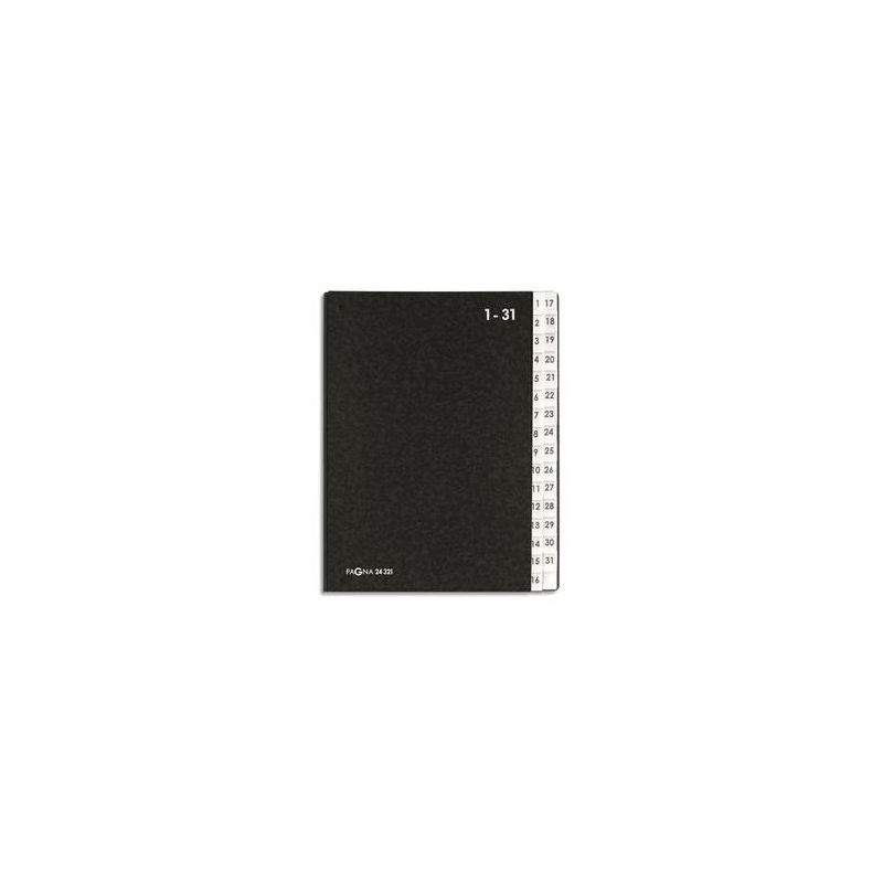 DURABLE Trieur numérique noir int papier recyclé. 31 compartiments (1-31 + 1 neutre). Format 26,5x34cm DURABLE Trieur numérique noir int papier recyclé. 31 compartiments (1-31 + 1 neutre). Format 26,5x34cm