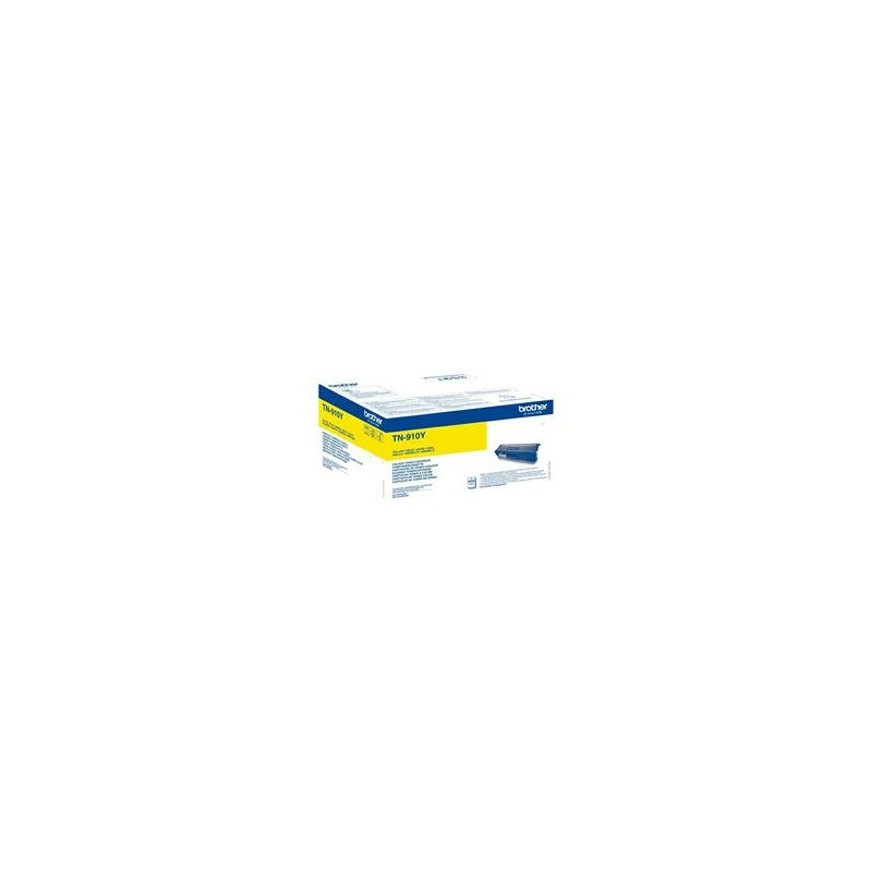 BROTHER Cartouche kit toner Jaune ultra haute capacité TN910Y BROTHER Cartouche kit toner Jaune ultra haute capacité TN910Y