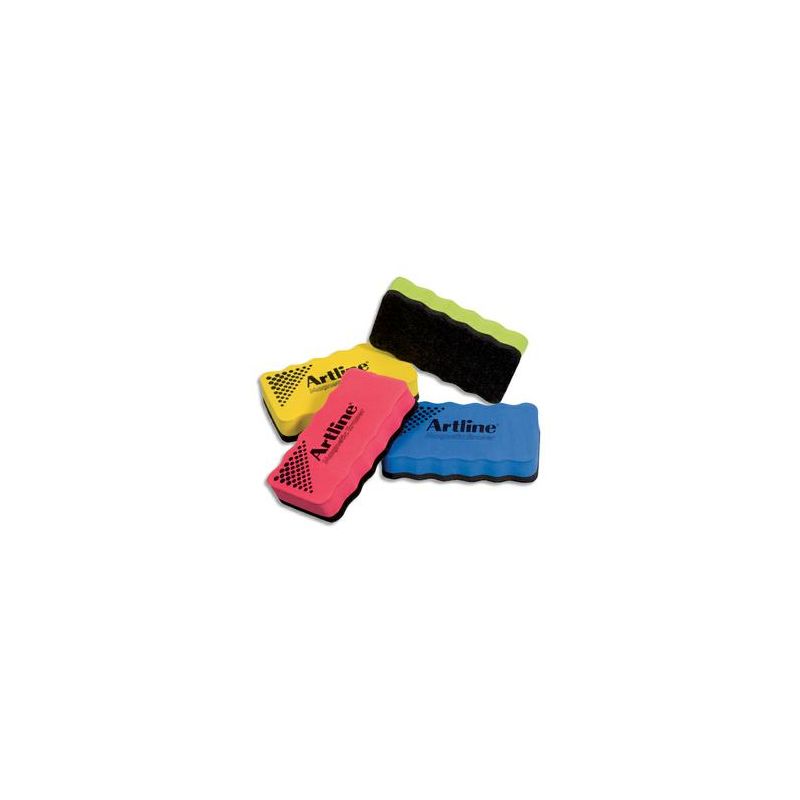 ARTLINE Brosse magnétique pour tableaux blancs, L10,5 x H2 x P5,5 cm, coloris assortis aléatoires ARTLINE Brosse magnétique pour tableaux blancs, L10,5 x H2 x P5,5 cm, coloris assortis aléatoires