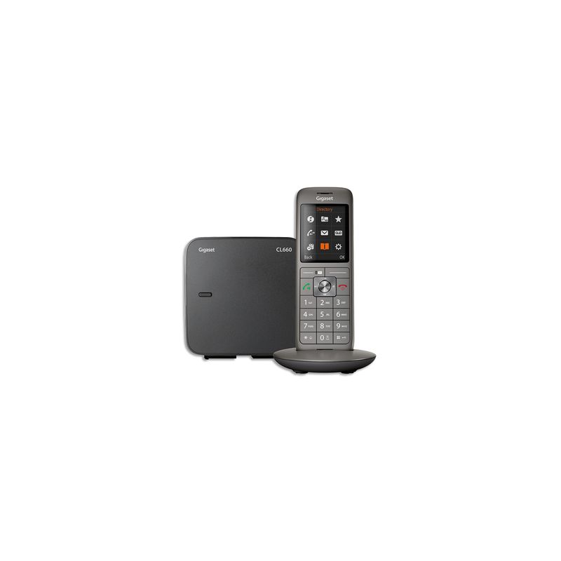 GIGASET Téléphone CL660 SOLO S38852-H2804-N101 GIGASET Téléphone CL660 SOLO S38852-H2804-N101