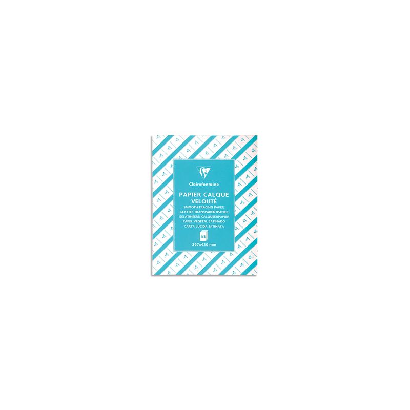 CLAIREFONTAINE Rouleau de papier calque satin 45g, format 0,37x20m CLAIREFONTAINE Rouleau de papier calque satin 45g, format 0,37x20m