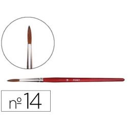 Pinceau pinselfabrik poils de poney nº14 virole fer blanc nickelé