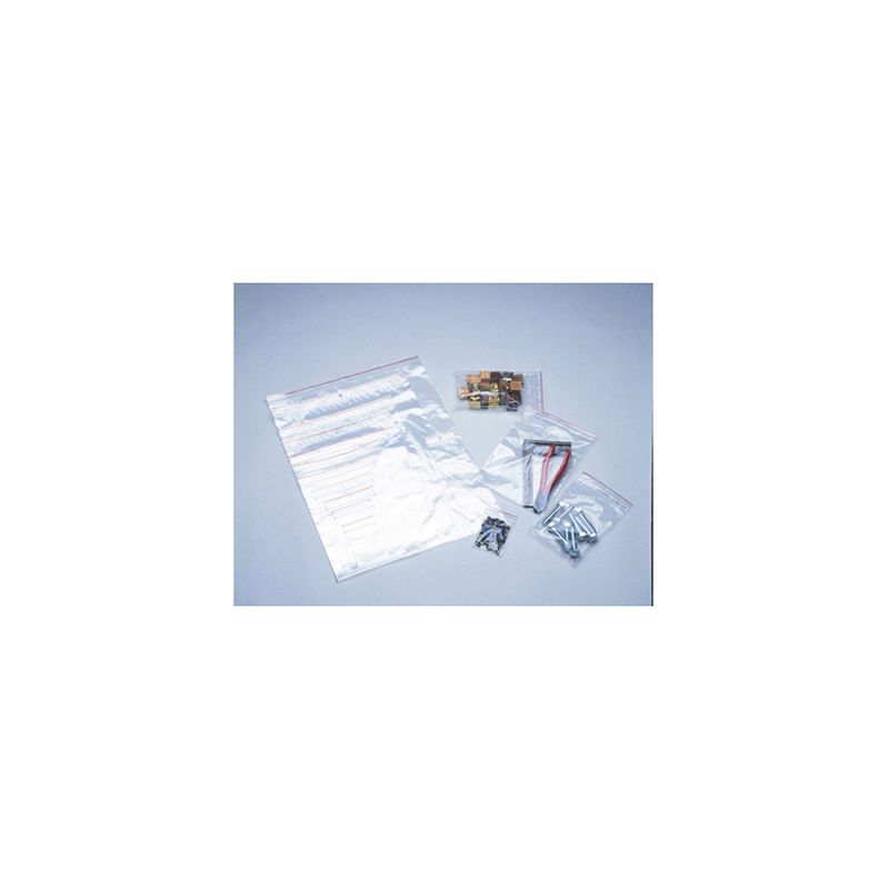 Sachet agrip 80x120mm fermeture pression trou préhension boîte 1000 sachets