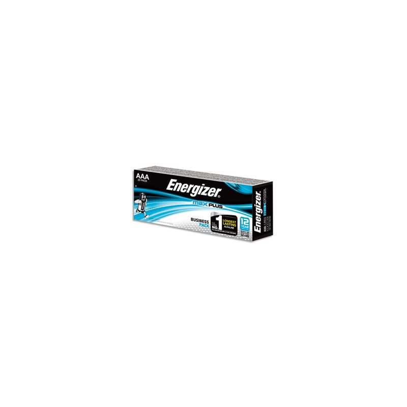 ENERGIZER Blister de 20 piles Max Plus AAA E92 60/120 7638900423174 ENERGIZER Blister de 20 piles Max Plus AAA E92 60/120 7638900423174