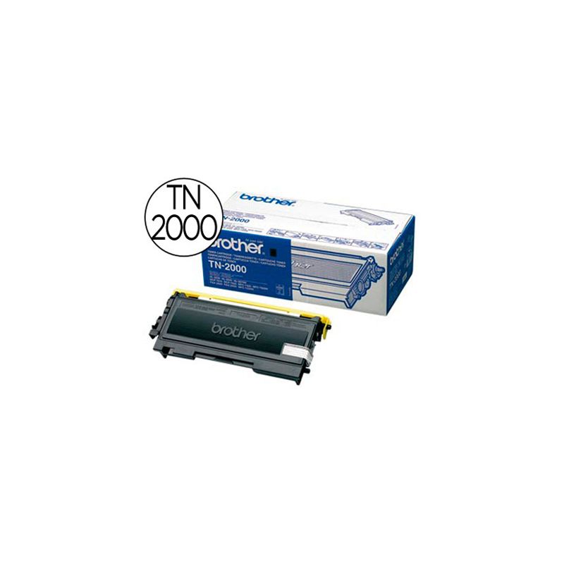 Toner laser brother tn2000 couleur noir 2500p Toner laser brother tn2000 couleur noir 2500p