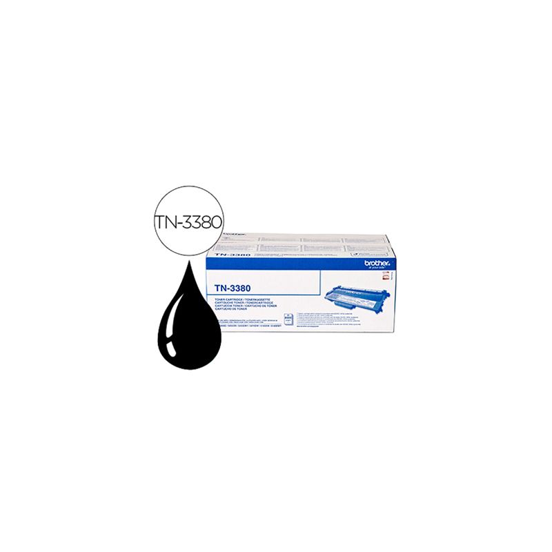 Toner laser brother TN3380 couleur noir haute capacité 8000p Toner laser brother TN3380 couleur noir haute capacité 8000p
