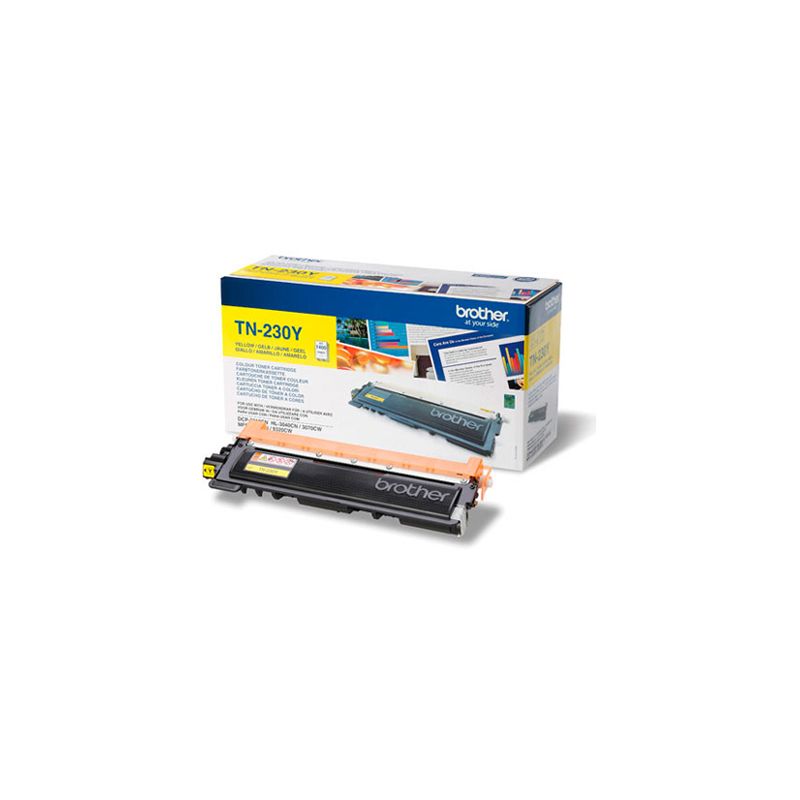 Toner laser brother TN230Y couleur jaune 1400p Toner laser brother TN230Y couleur jaune 1400p