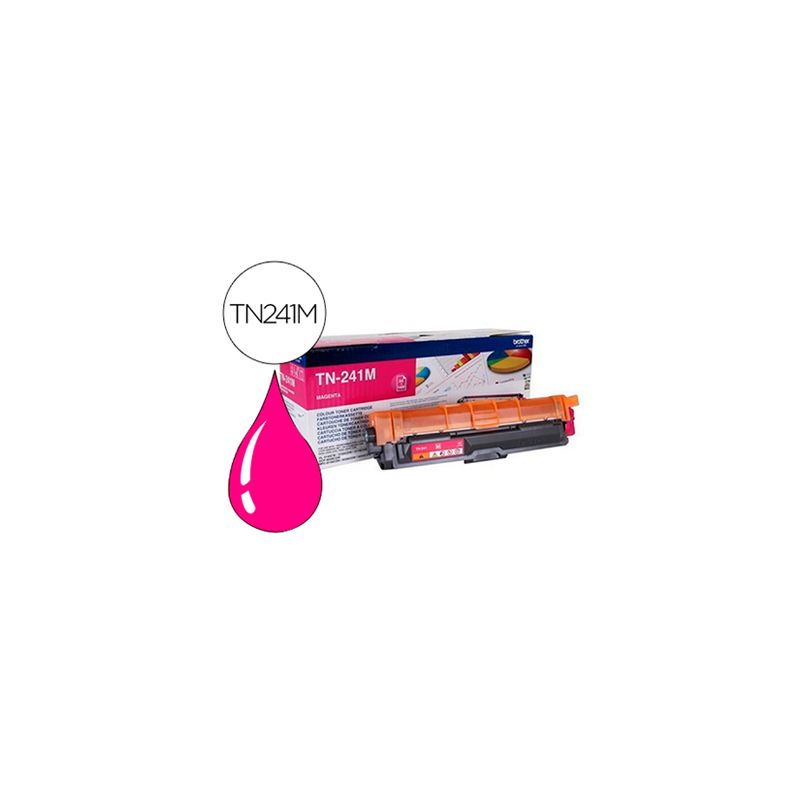 Toner laser brother TN241M couleur magenta 1400p Toner laser brother TN241M couleur magenta 1400p