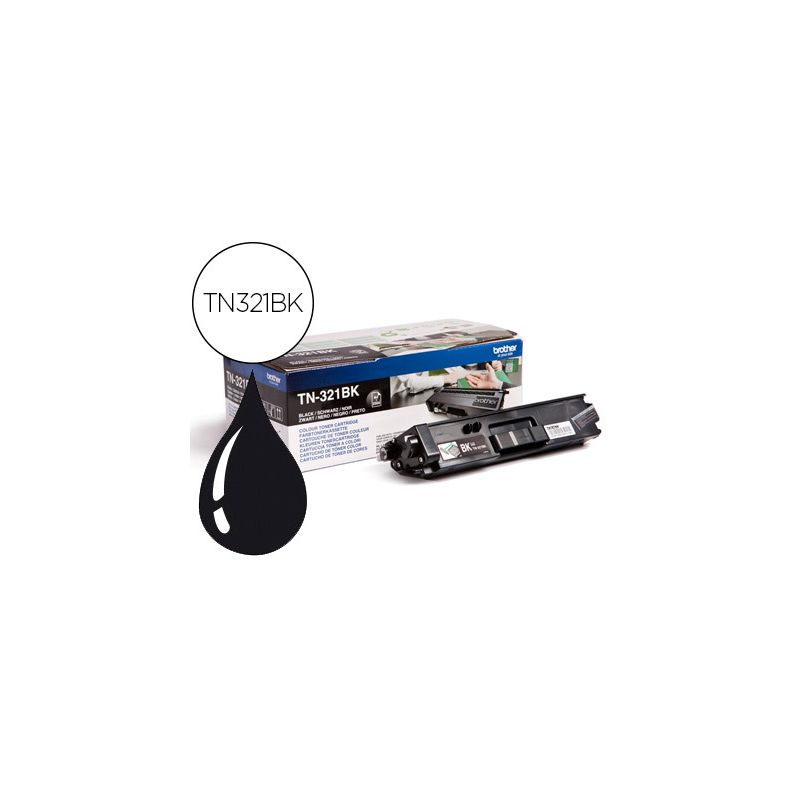 Toner laser brother TN321BK couleur noir 2500p Toner laser brother TN321BK couleur noir 2500p