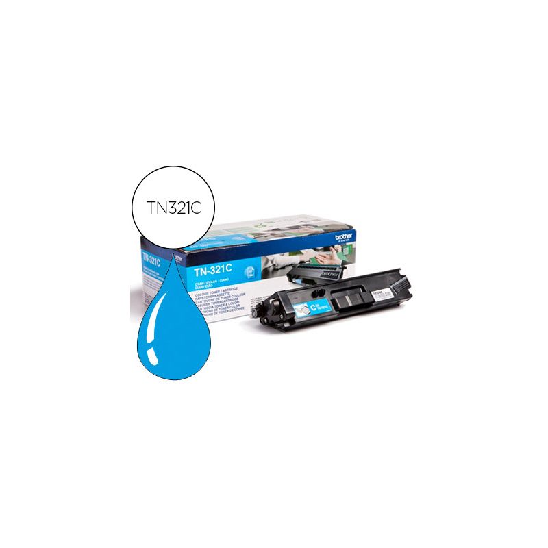 Toner laser brother TN321C couleur cyan 1500p Toner laser brother TN321C couleur cyan 1500p