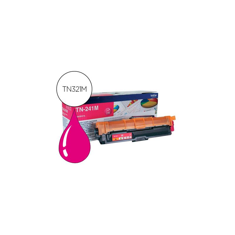 Toner laser brother TN321M couleur magenta 1500p Toner laser brother TN321M couleur magenta 1500p