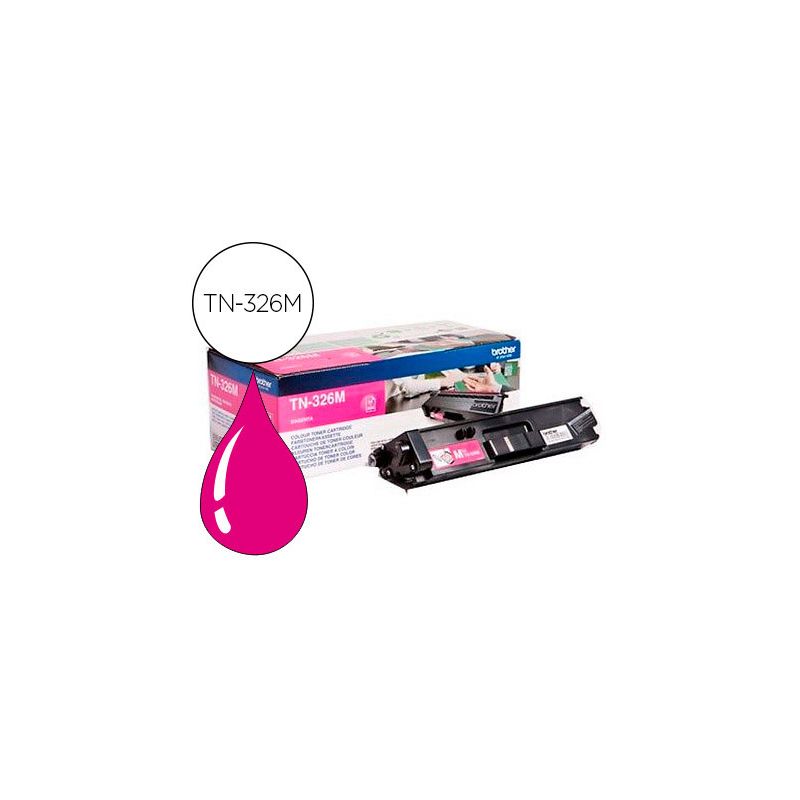 Toner laser brother TN326M couleur magenta 3500p Toner laser brother TN326M couleur magenta 3500p