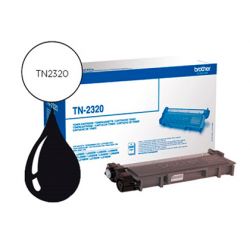 Toner laser brother TN2320 couleur noir haute capacité 2600p