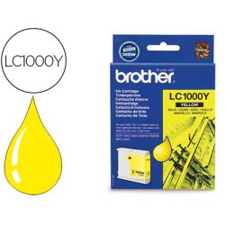 Cartouche brother jet d'encre LC1000Y couleur jaune 400p
