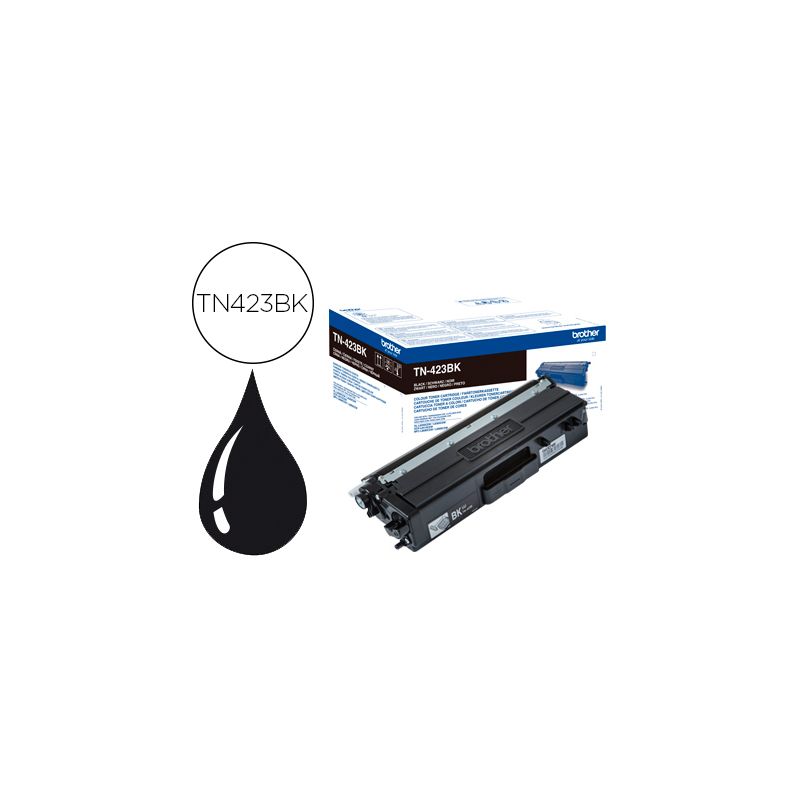 Toner laser brother Noir TN423BK Toner laser brother Noir TN423BK
