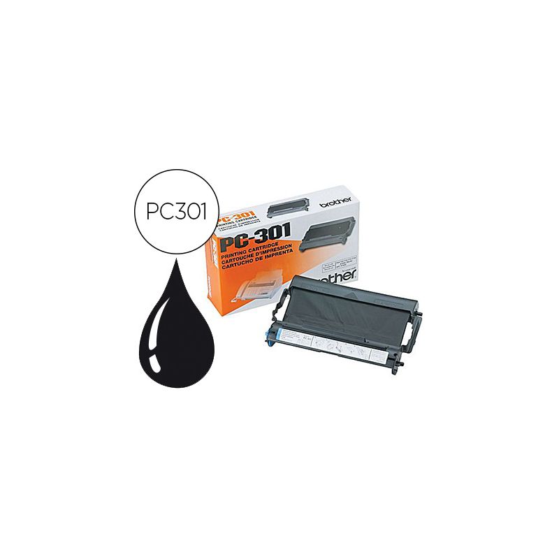 BROTHER Cassette ruban pour fax 920/930 PC301 BROTHER Cassette ruban pour fax 920/930 PC301