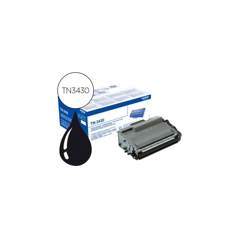 BROTHER cartouche Laser Noir TN3430
