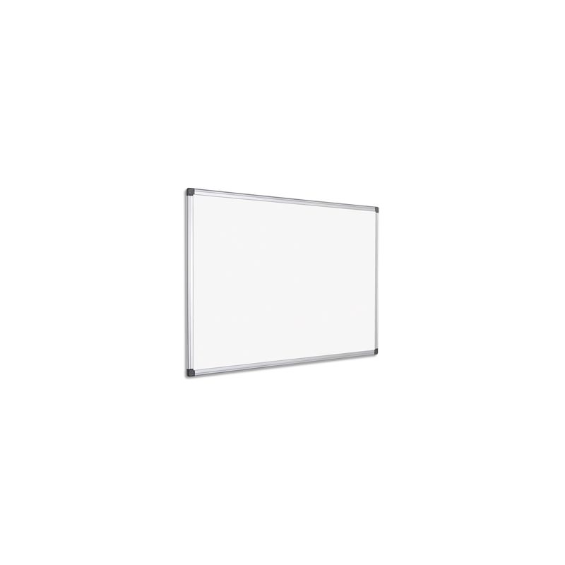 PERGAMY Tableau Blanc laqué magnétique, cadre aluminium, Format : L90 x H60 cm PERGAMY Tableau Blanc laqué magnétique, cadre aluminium, Format : L90 x H60 cm