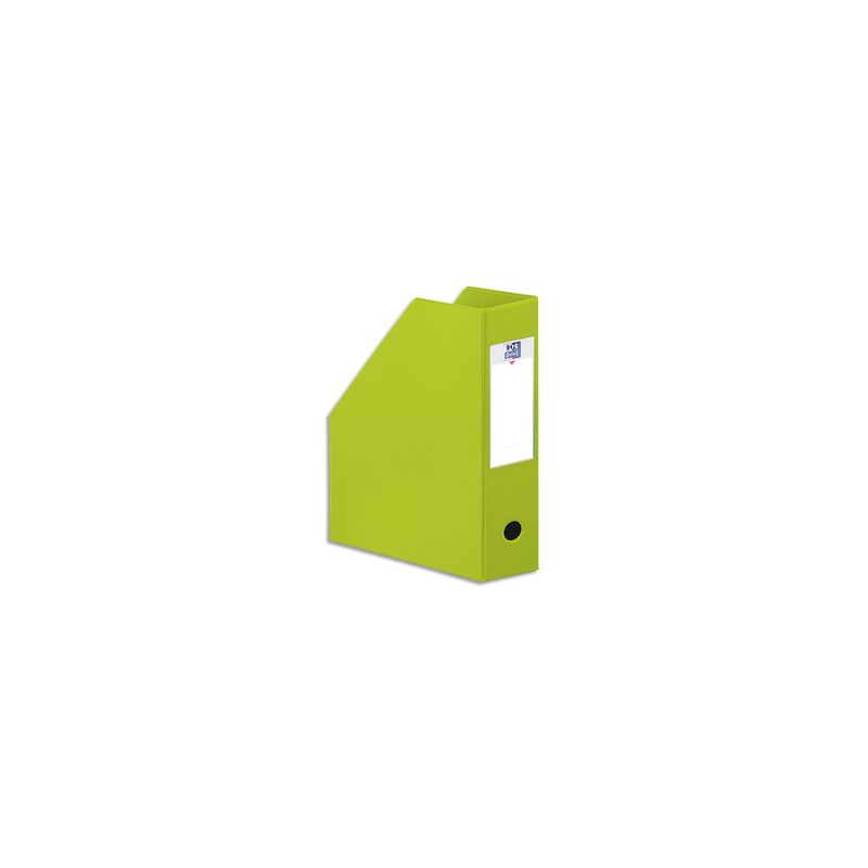 OXFORD Porte-revues en PVC soudé, dos de 10 cm 32x24cm, livré à plat. Coloris vert anis OXFORD Porte-revues en PVC soudé, dos de 10 cm 32x24cm, livré à plat. Coloris vert anis