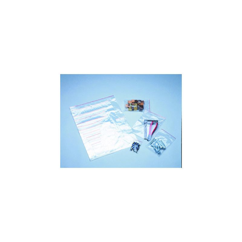 Sachet agrip 60x80mm fermeture pression trou préhension boîte 1000 sachets Sachet agrip 60x80mm fermeture pression trou préhension boîte 1000 sachets
