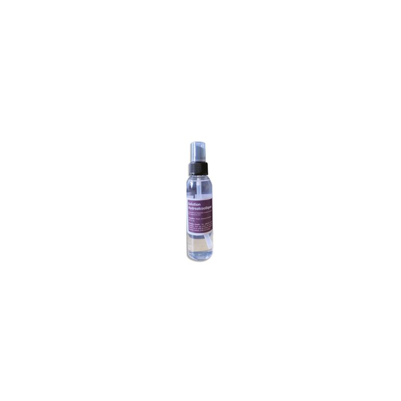 Flacon 125 ml solution hydroalcoolique en spray Flacon 125 ml solution hydroalcoolique en spray