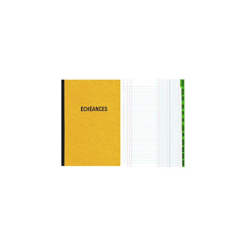 Registre standard elve piqué a4 210x297mm échéancier 100 pages Registre standard elve piqué a4 210x297mm échéancier 100 pages
