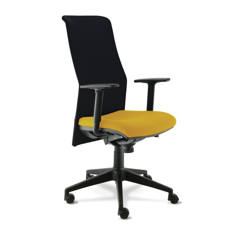GAUTIER - Siège opérateur Trendy Noir / Orange GAUTIER - Siège opérateur Trendy Noir / Orange