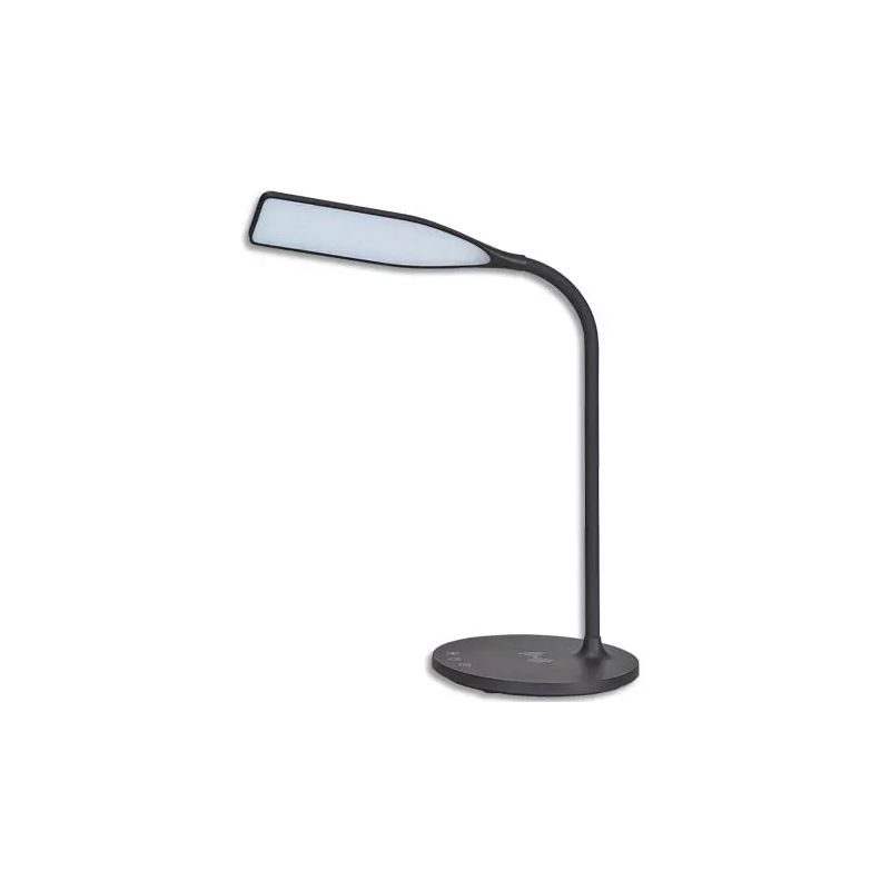 ALBA Lampe Led Smart Noir en ABS. Tête L24 cm, bras H35 cm, socle D17 cm ALBA Lampe Led Smart Noir en ABS. Tête L24 cm, bras H35 cm, socle D17 cm