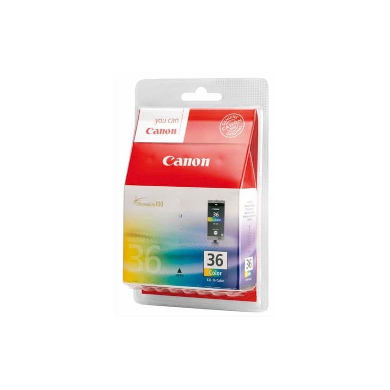 CANON Cartouche Jet d'encre Couleur CLI-36 1511B001 CANON Cartouche Jet d'encre Couleur CLI-36 1511B001
