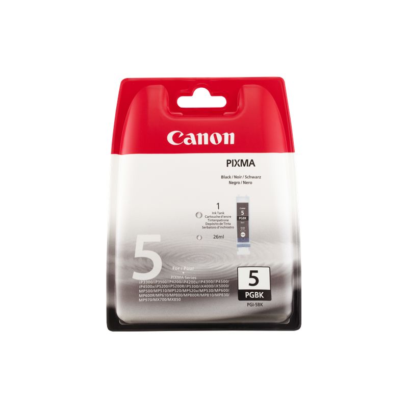 CANON Cartouche Jet d'encre Noir PGI5BK CANON Cartouche Jet d'encre Noir PGI5BK